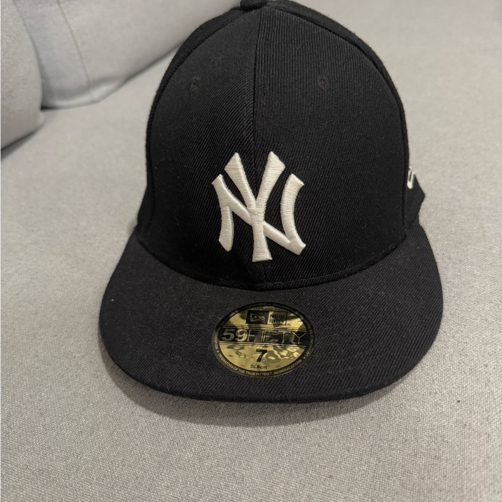 New Era Black and White Cap
